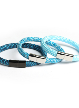 磁铁扣全新复古风订做情侣手链