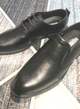 富艇男鞋商务休闲鞋牛皮