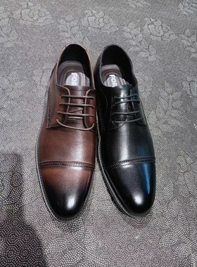 富艇男鞋休闲鞋商务皮鞋男士皮鞋超轻底英伦鞋