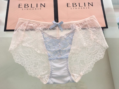 韩国EBLIN透气蕾丝女士内裤