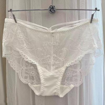 EBLIN平角内裤女士舒适无痕蕾丝