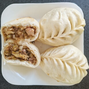 山东特产纯手工制作芸豆土豆肉丁包子微辣早餐加热即食现做现发