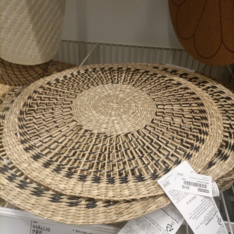 正品宜家IKEA潘菲斯克餐垫锅垫杯垫隔热防滑垫宜家家居垫子圆垫
