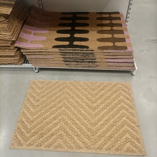 宜家瓦格雷科门垫天然色/米色 40x60 厘米地毯门垫和地板进门垫子