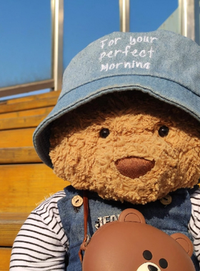 日版MLY巴塞罗熊公仔圣诞小熊玩偶丑萌泰迪熊毛绒玩具男女孩礼物