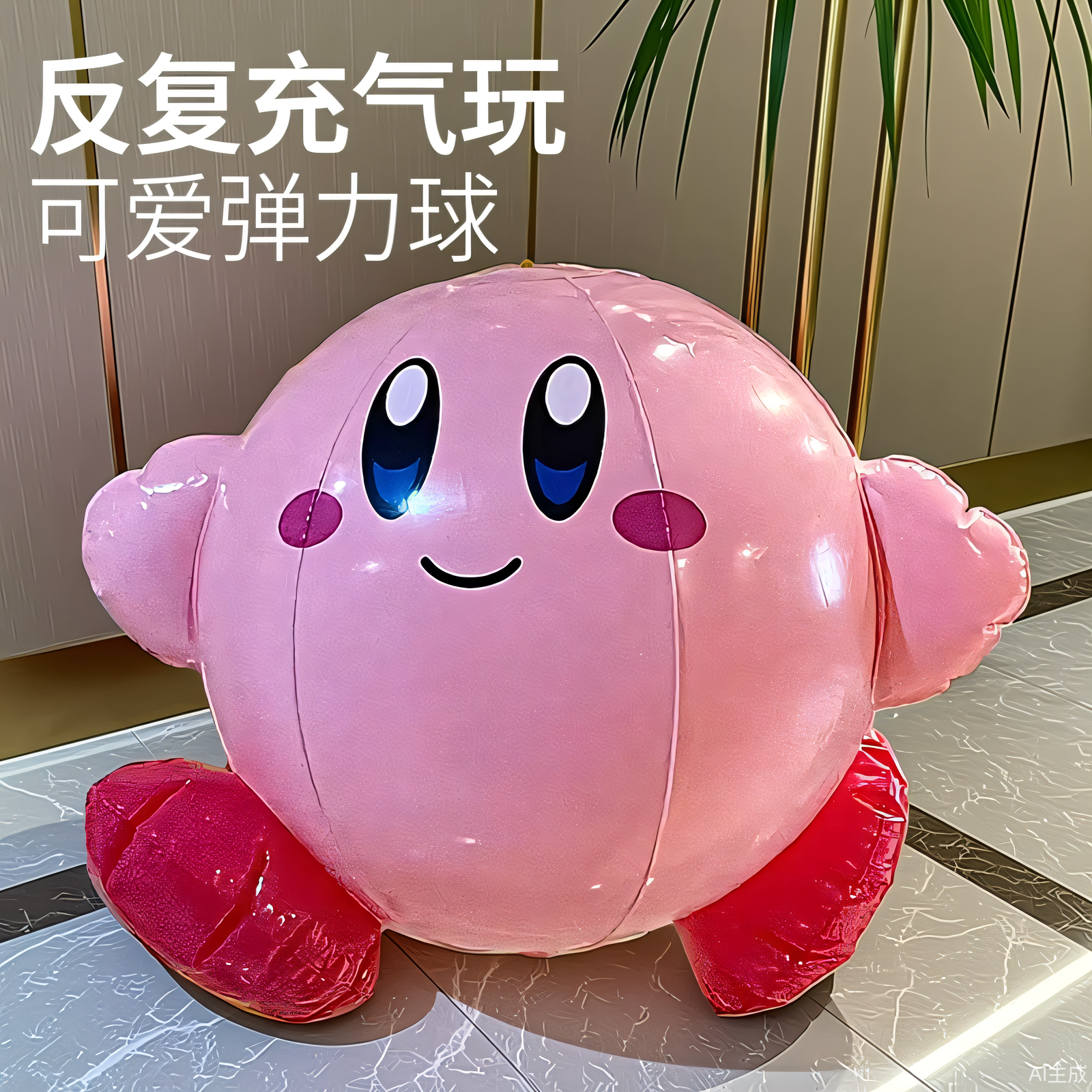 充气球手拍球反复充气气派对装饰