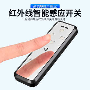 汽车车门灯通用门底照明灯可变色免接线氛围灯开门警示感应迎宾灯