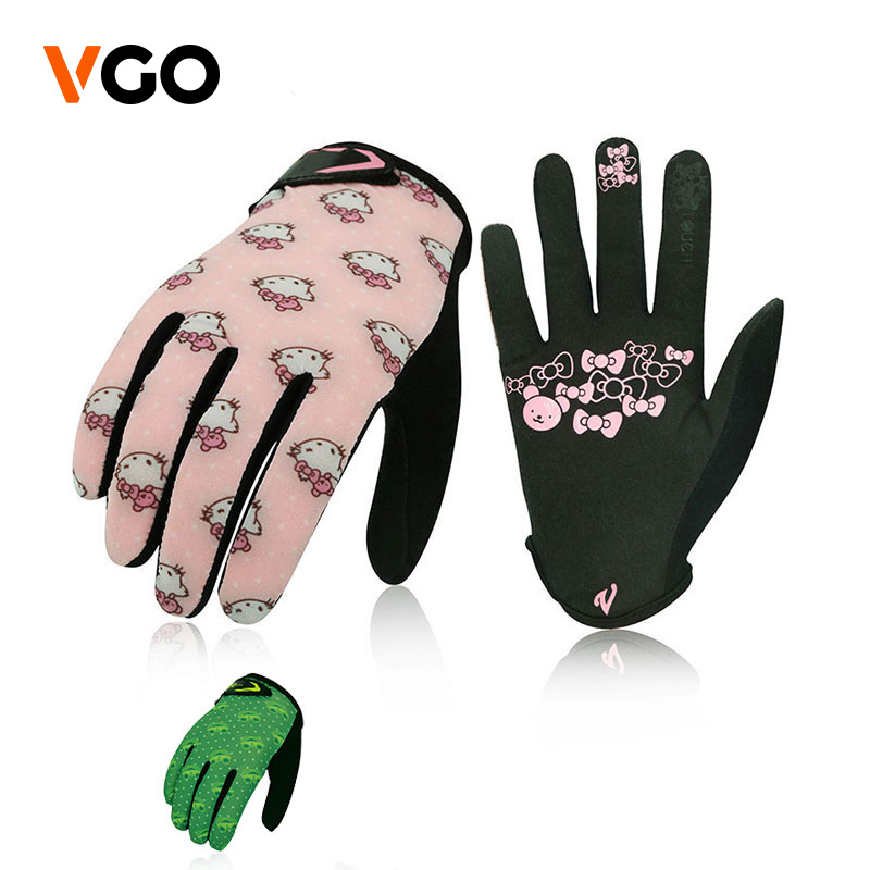 VGO兒童防曬手套薄款透氣騎行