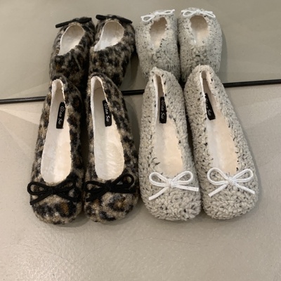 内增高豹纹加绒保暖棉鞋毛毛鞋