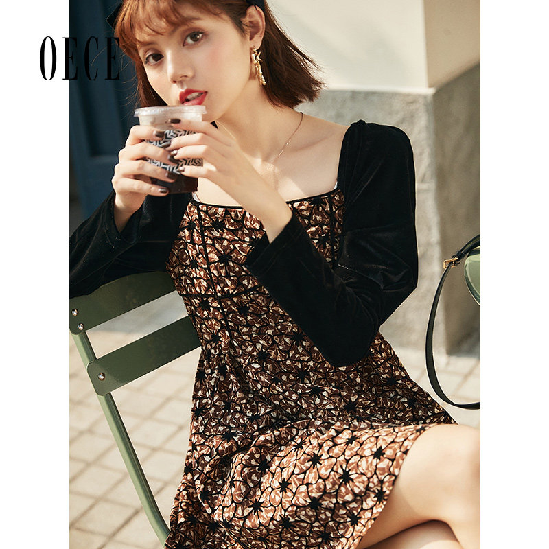 �ۻ��㣺Oece�����黨����ȹ�＾�¿�Ůװ���������г��ʽ��Ůȹ 646.1Ԫ��5��(��129.22Ԫ/��)