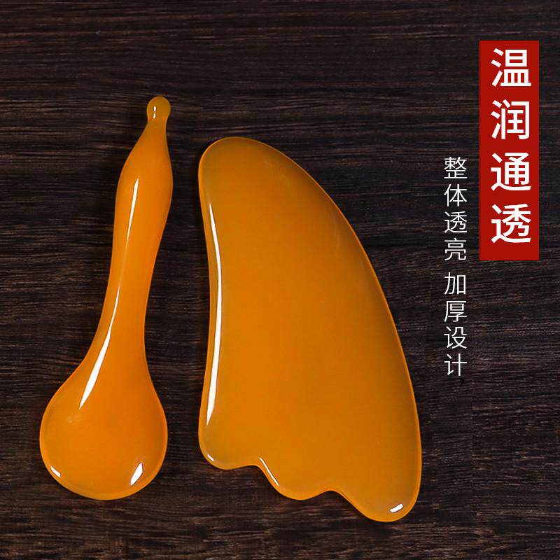 拨筋棒美容专通用刮痧拔经沙女脸眼头点穴棒面部树脂按摩板经络笔