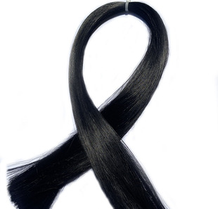 彩色接发挑染黑色无痕手钩彩丝接头发仿真假发散发丝水晶接发束