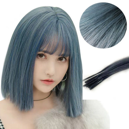 送工具真人发挑染无痕棒发接发