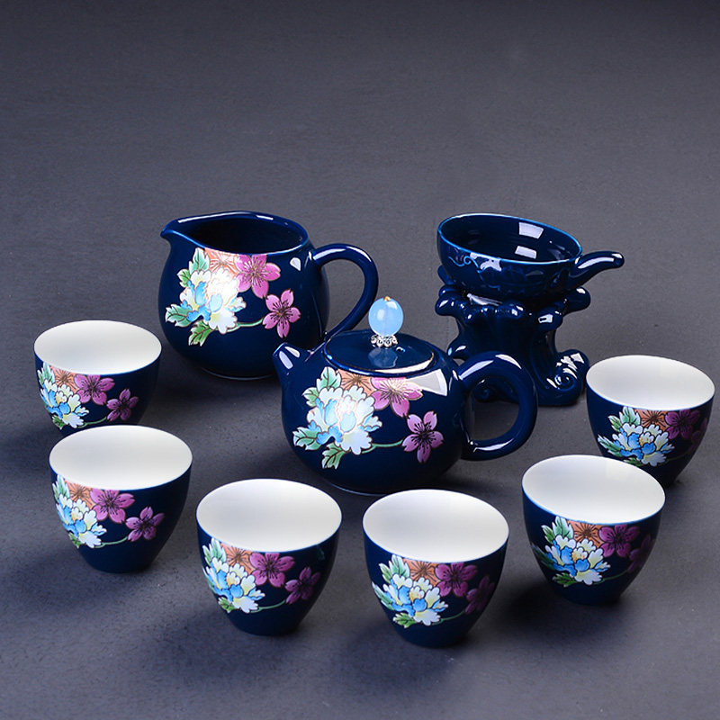 陶瓷整套功夫茶具套装 家用青花瓷茶具礼盒装茶壶茶杯洗盖碗茶壶在类目 餐饮具, 茶具, 功夫茶具中 - 来自Buy2taobao.com提供专业的淘宝代购服务