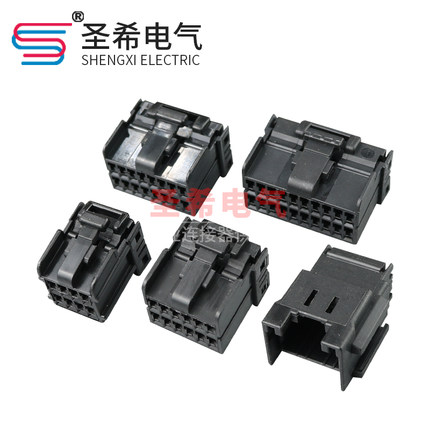 汽车升窗器总成插头12孔接插件174046-2连接器8P16P20P174045-2