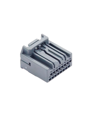 MX34016PF1简适用于导航主机仪表线束插头 MX34016SF1 16孔灰色