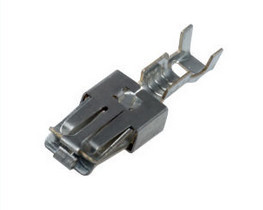 DJ6218A-E9.5*1.2C接线端子 黄铜镀锡 9.5MM汽车连接器接插件插簧