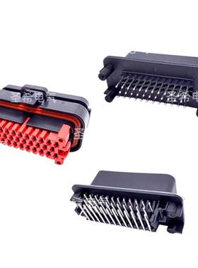 35孔ECU针座插头776164-1汽车连接器护套770680-1 776163-1线束