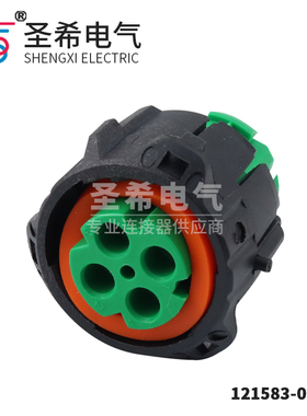 121583-0002 4孔 ITT型防水连接器 适用于雷诺 空气电磁阀插头