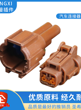 DJ7029A-2.2-11/21 汽车防水接插件 2孔2芯2P 车用连接器 配端子