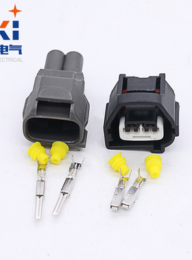 2孔汽车连接器 适用于汽车曲轴传感器插头 DJ70229Q-2.2-11/21