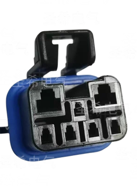 12059472/12052200防水连接器线束含端堵公母对接插头7孔7P接插件