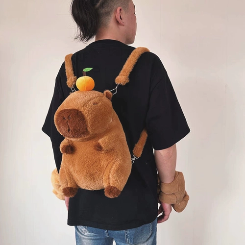 Рюкзак, кукла, ранец, вместительная и большая мультяшная плюшевая сумка через плечо