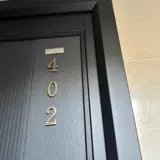 Номерной знак дома, бытовой магнитный клейкий задний цифровой светильник, роскошный креативный высококачественный стикер с номером входной двери, украшение на заказ