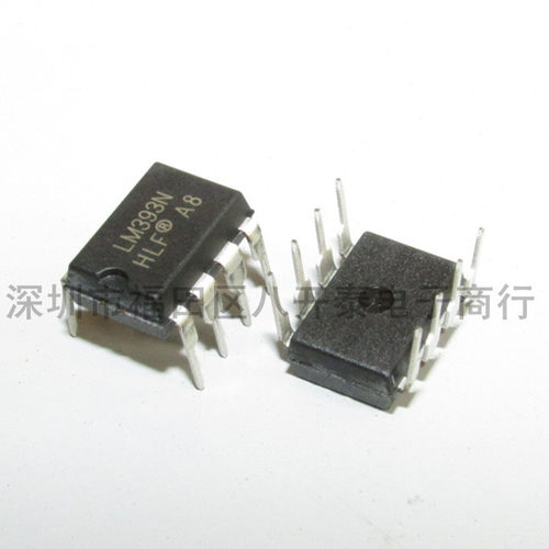 电磁炉双电压比较器集成芯片 LM393N DIP-8 HLF 10个3元