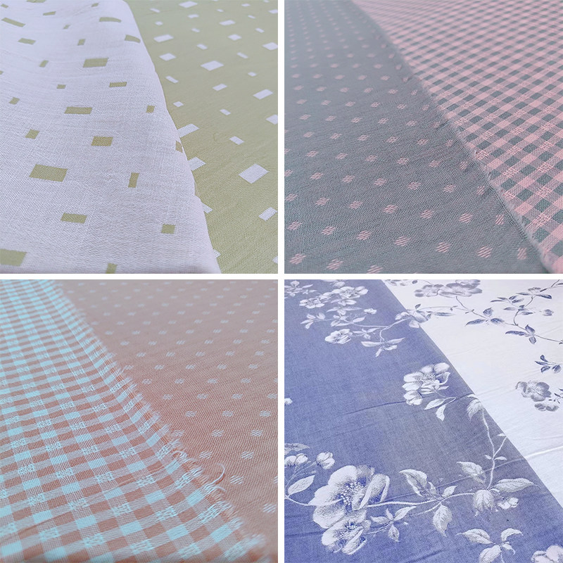 全棉双面色织提花双层纱被套定做纯棉单件柔软亲肤四件套被套AB版,床上用品,被套定制,淘宝优惠券,粉丝福利购,淘宝优惠卷