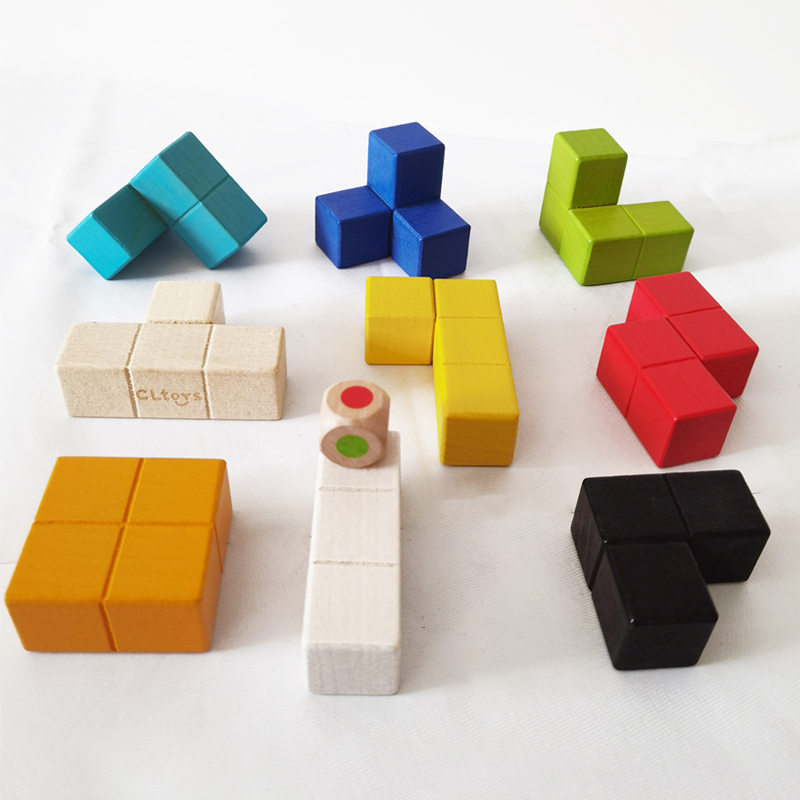 创乐智力搭搭乐儿童三维立体逻辑空间思维训练益智积木教玩具