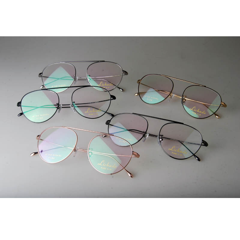 超轻蛤蟆眼镜框女潮复古简约个性全框眼镜架近视眼镜镜框7132