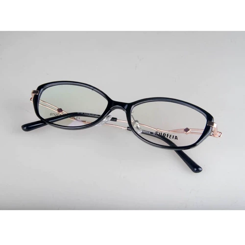 Suofeia Sophia Myopia Glasses Рамки г -жа Elegant Ins Internet Red Полная рама может быть оснащена световой защитой Blue Light 7120