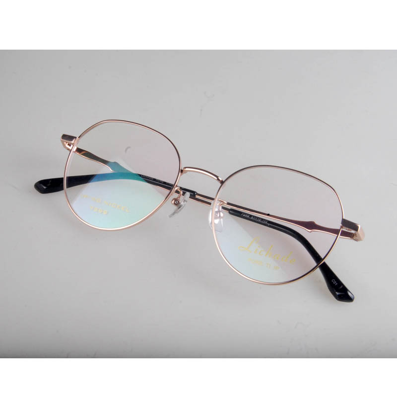 理查德复古纯钛近视眼镜框全框女潮眼镜架配有度数防蓝光眼镜7299