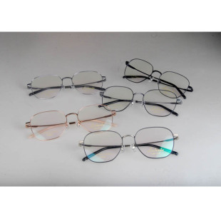 方形变色蓝光复古全框眼镜架7325 潮款 超轻纯钛眼镜框男女同款 韩版