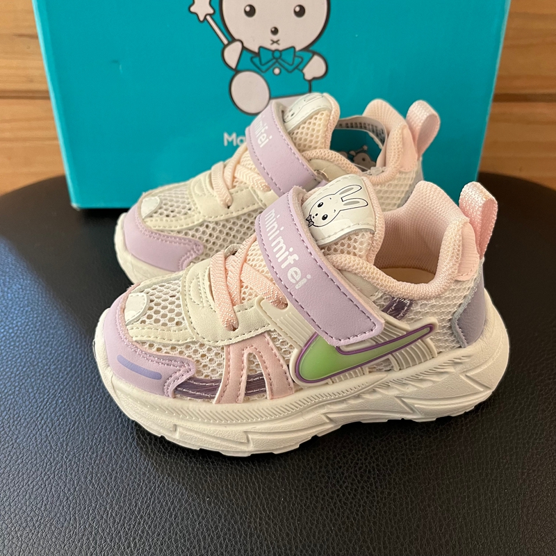 皇室米菲透气单网镂空运动鞋软底