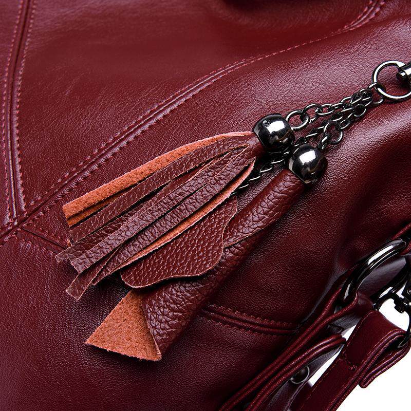 Full leather Soft leather bags Spring One shoulder Messenger knapsack Bag Korean Edition Bag Middle-aged and elderly people middle age Female bag momin the Leather/Lady bags/Men's bag, Ms. bags  category - from Buy2taobao.com to provide professional Taobao agent buy service