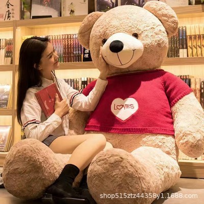 超大号泰迪熊公仔毛绒玩具抱抱熊女生布娃娃睡觉抱枕床上大熊