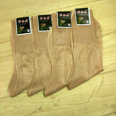 奶奶丝光袜 夏季超薄女士锦纶袜 老人松口丝袜 卡布隆双底尼龙袜