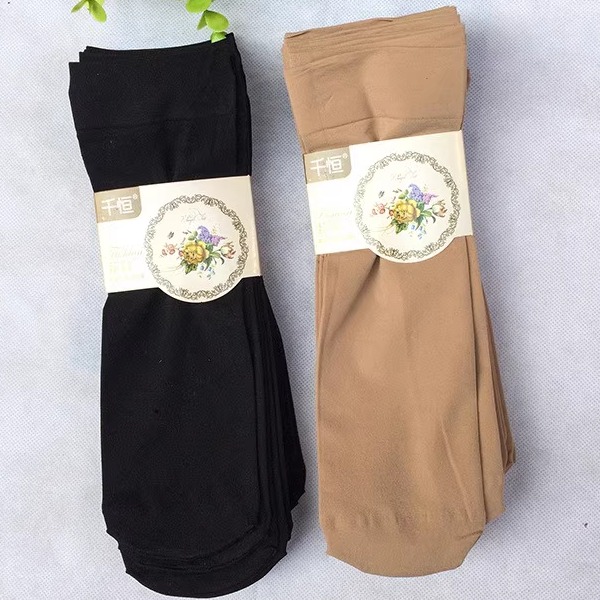 正品千恒短袜加厚女袜天鹅绒短丝袜脚底加棉防滑吸汗松口短丝袜子