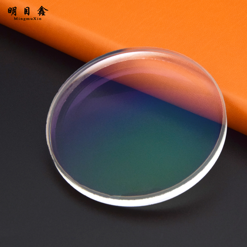 抗刮耐磨高清玻璃镜片近视眼镜配远视老花散光定制智能渐进多焦点