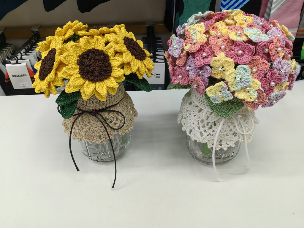 苏苏姐家锦绣华灯绣球花灯向日葵小夜灯礼品工艺品纯手工制作