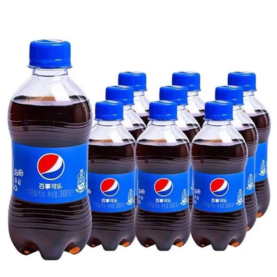百事可乐碳酸饮料300ml*6瓶装