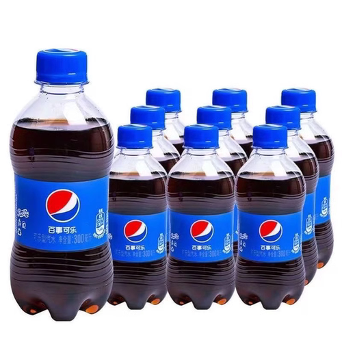 百事可乐碳酸饮料300ml*6瓶装