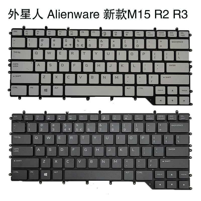 新款DELL戴尔 Alienware 外星人 M15 R2 R3 笔记本键盘 P37E P79F