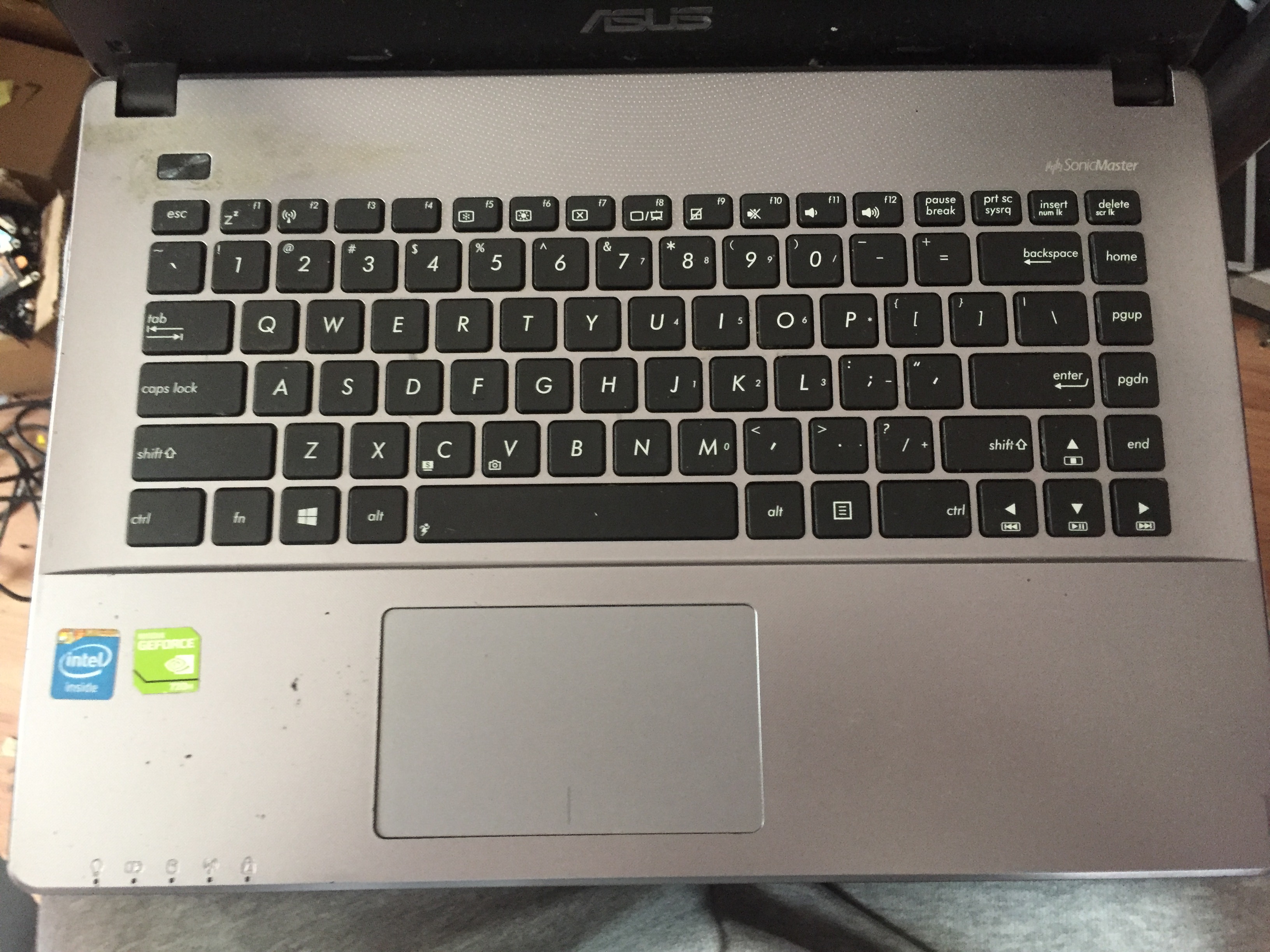 华硕R409V X450C X450CC X450V 开关板 触摸板 屏轴 屏线ABCD壳