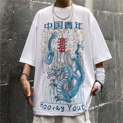 3049-P32 新款韩版潮流短袖t恤百搭个性上衣男