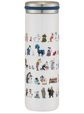 BLS本岸日本进口MOOMIN姆明80周年真空双层不锈钢保温杯广口保冷