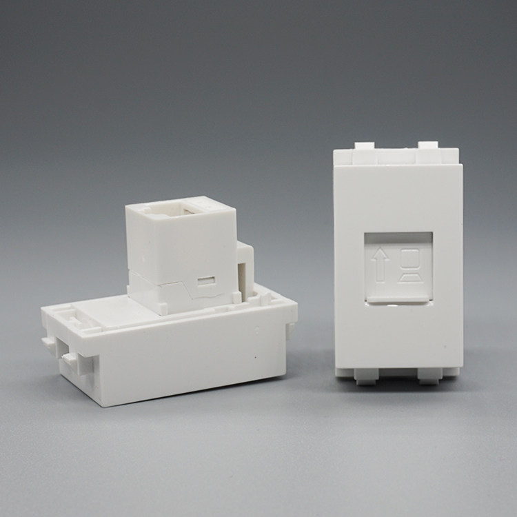 128型 电脑对接模块 RJ45插座 正反对接 可配地插桌插及墙壁面板,电子/电工,地插,淘宝优惠券,粉丝福利购,淘宝优惠卷