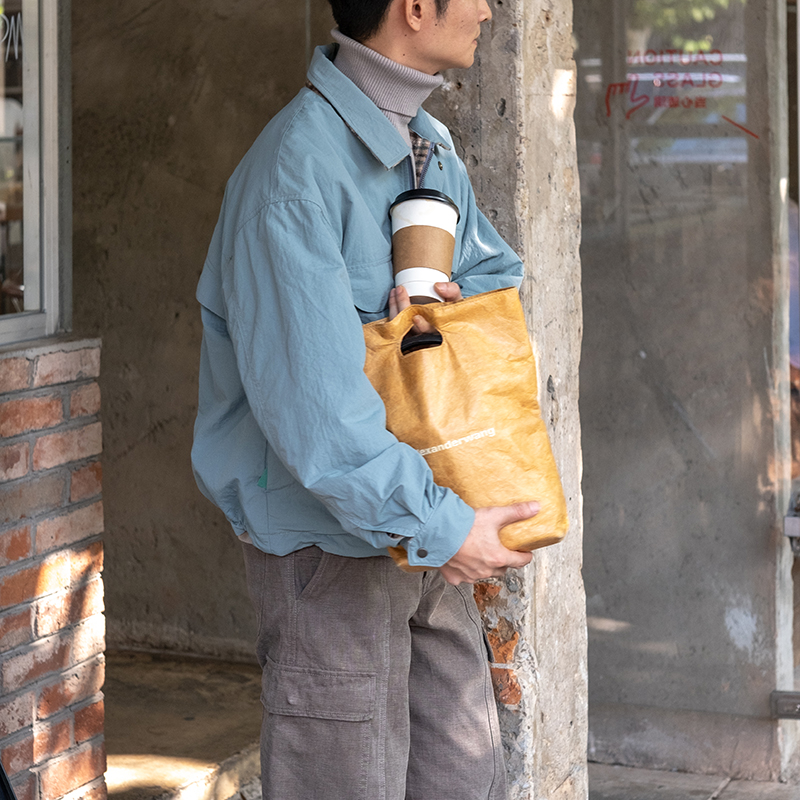 几立秋冬翻领宽松双面穿夹克